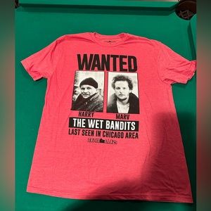 Christmas Home Alone Wet Bandits Wanted t-shirt